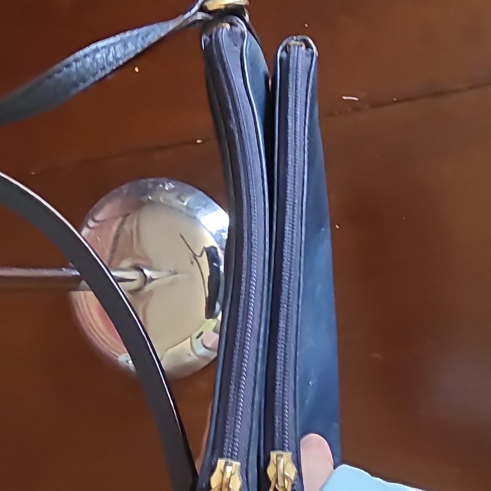 Michael Kors Dark Blue and Gold Crossbody Bag - Picture 5 of 8